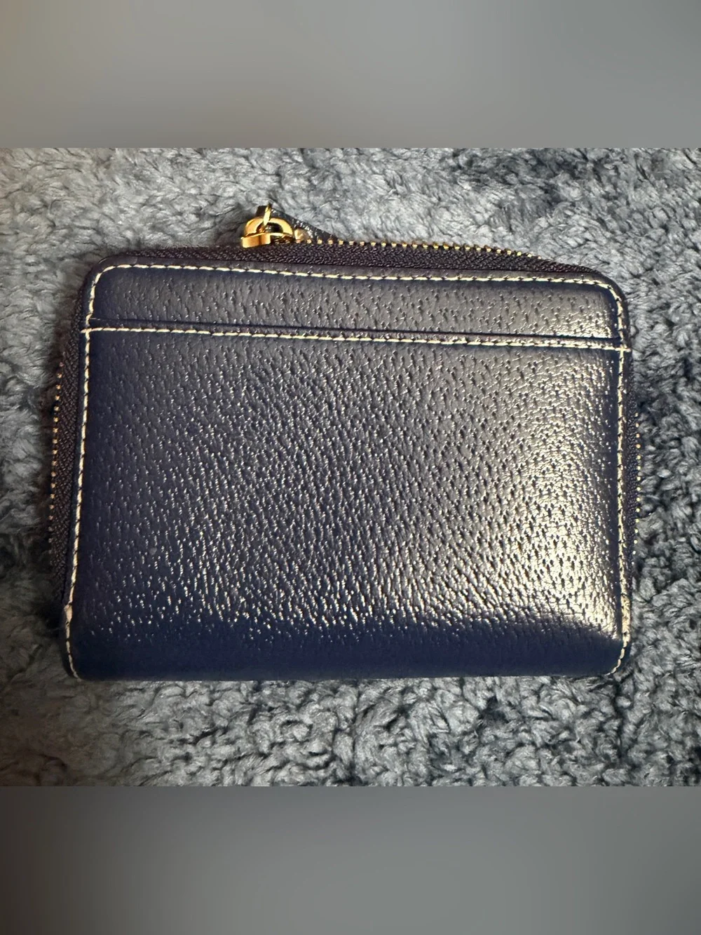 Kate Spade New York compact bifold wallet in deep navy